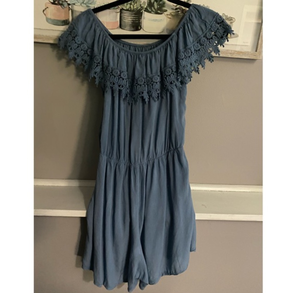 Off the shoulder romper